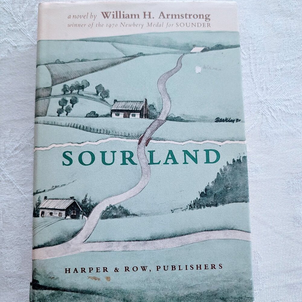 1971 Sour Land William H. Armstrong Signed HC DJ 1st Ed Harper & Row